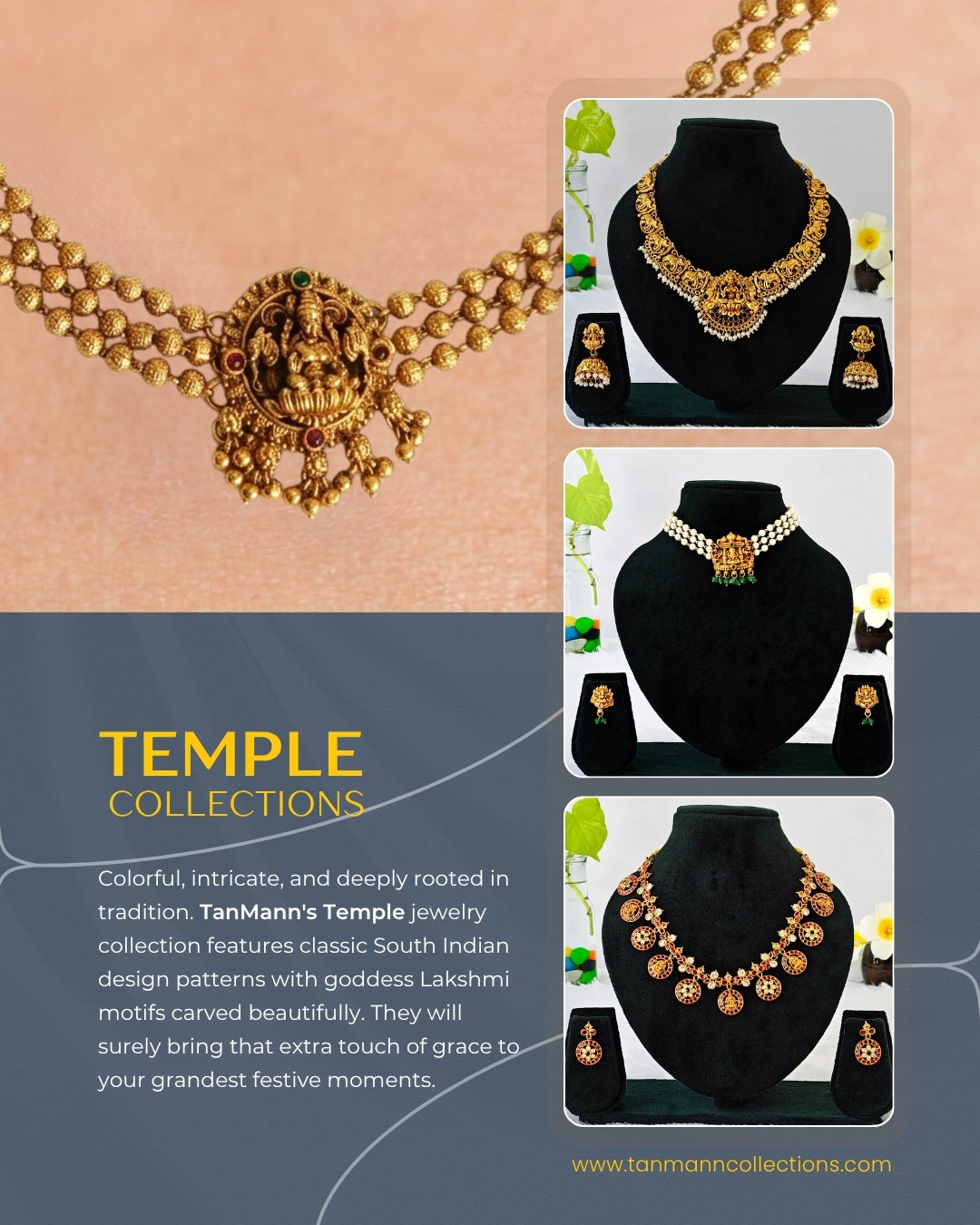 Temple Design Necklaces