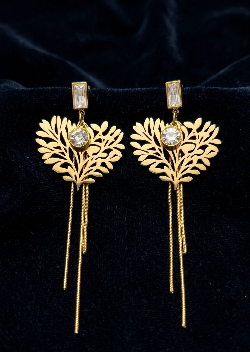The ‘Gold Rain’ Tassel Earrings