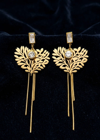 The ‘Gold Rain’ Tassel Earrings