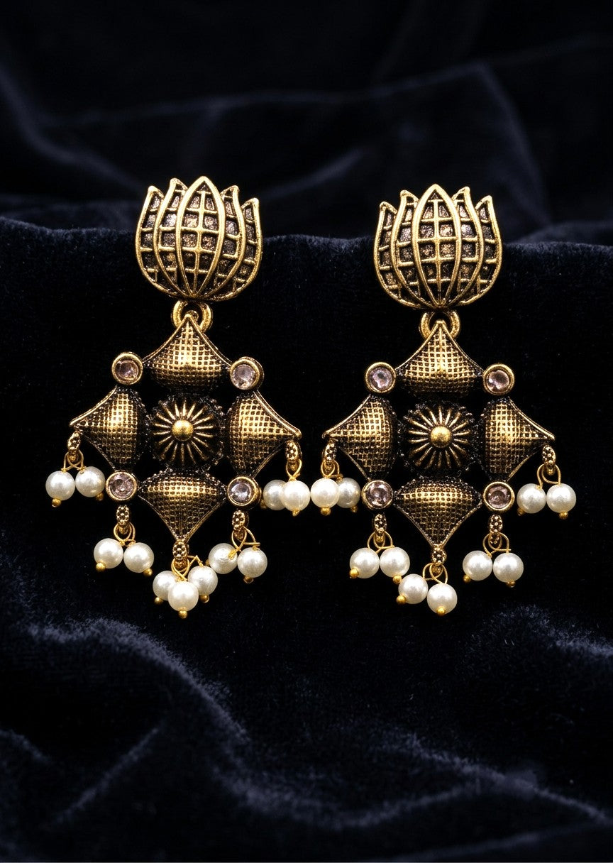 The 'Ira' Geometric Lotus Drops