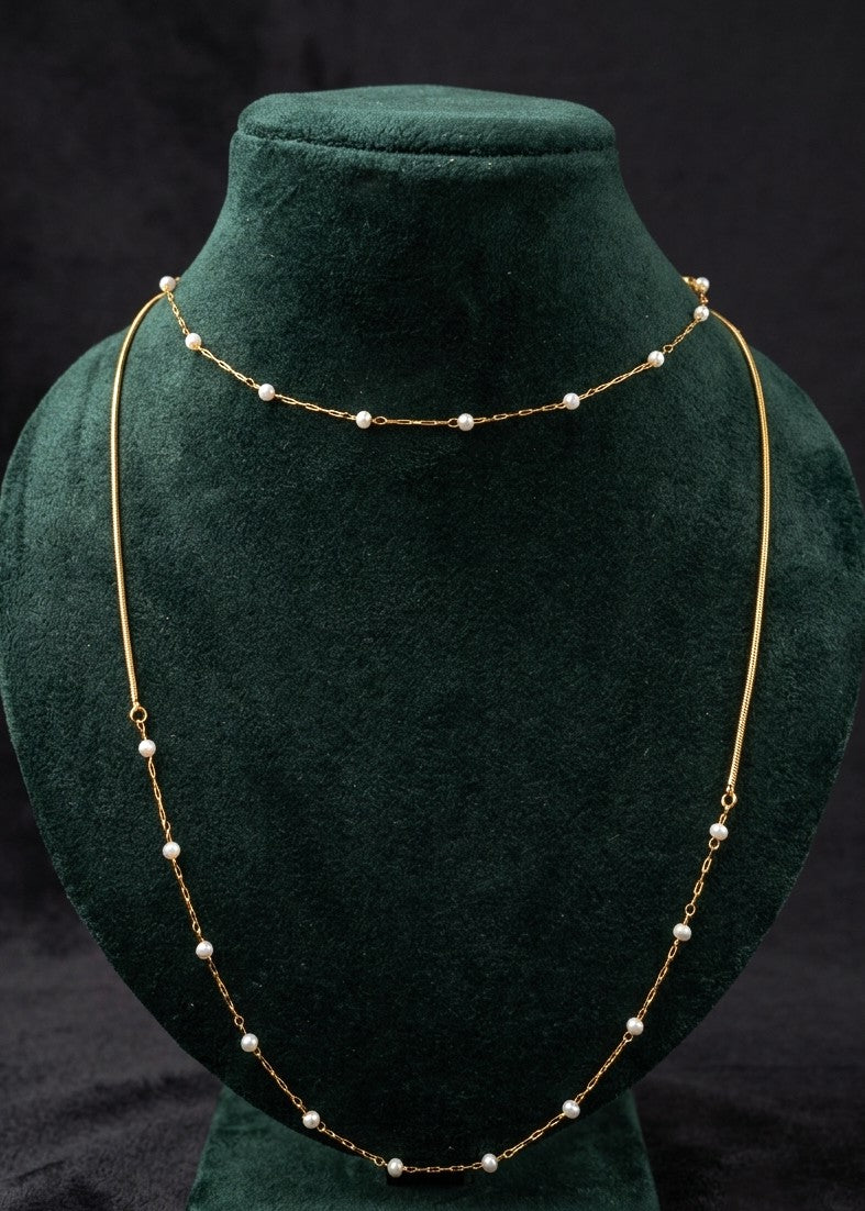 The ‘Pari’ Delicate Multi-Layer Gold Necklace
