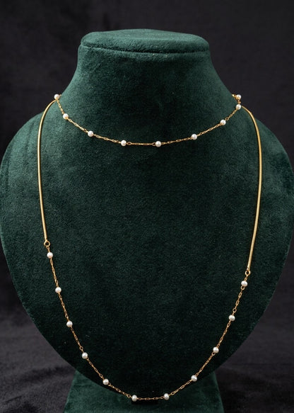 The ‘Pari’ Delicate Multi-Layer Gold Necklace
