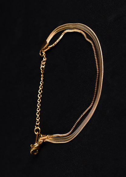 The 'Nira' Multi-Layer Chain Bracelet